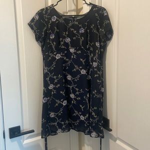 Floral short sleeve dress